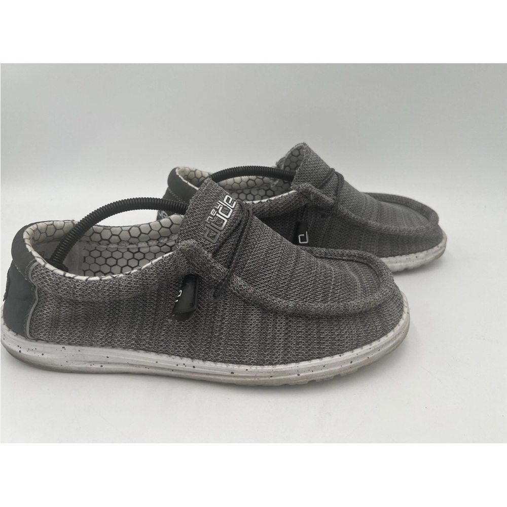 Hey Dude Men's Wally Lock Loafers Size 11 US Gray/Dark Gray - No Insoles - Picture 2 of 6